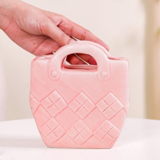 Ceramic Mini Bag Vase