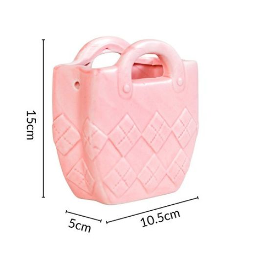 Ceramic Mini Bag Vase