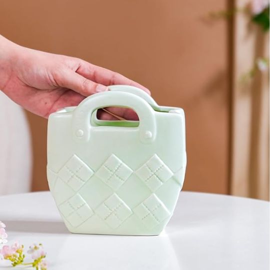 Ceramic Mini Bag Vase