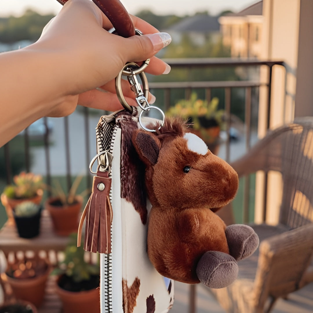 Plush Horse Charm