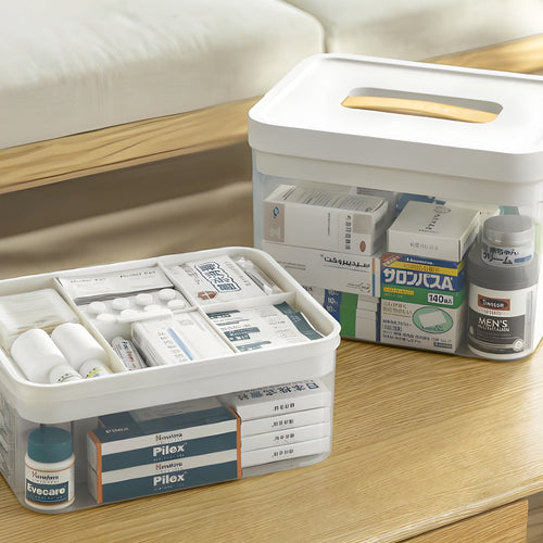 Transparent Medicine Storage Box