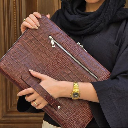 Unisex Leather Office Bag