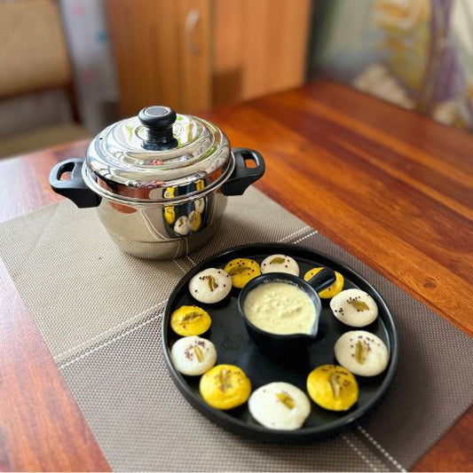 Stainless Steel Mini Idli Pot