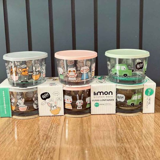 Cute Print Containers Set