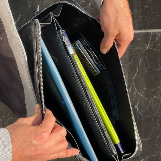 Unisex Leather Office Bag