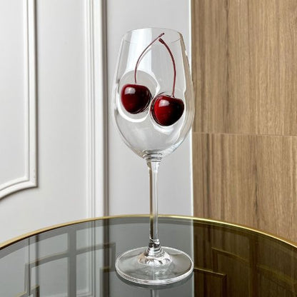 Cherry Wine Glass