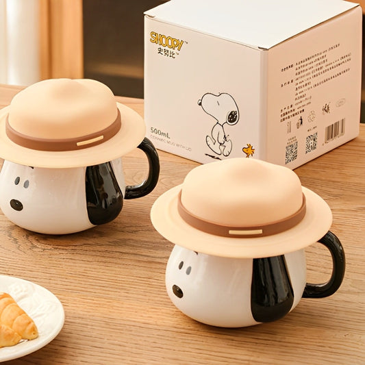 Snoopy Mug With Hat Lid
