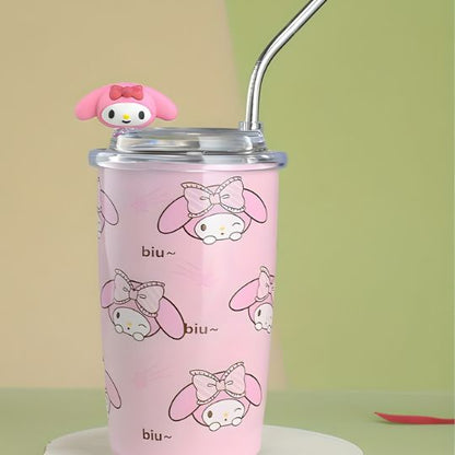 Stainless Steel Tumbler With Straw