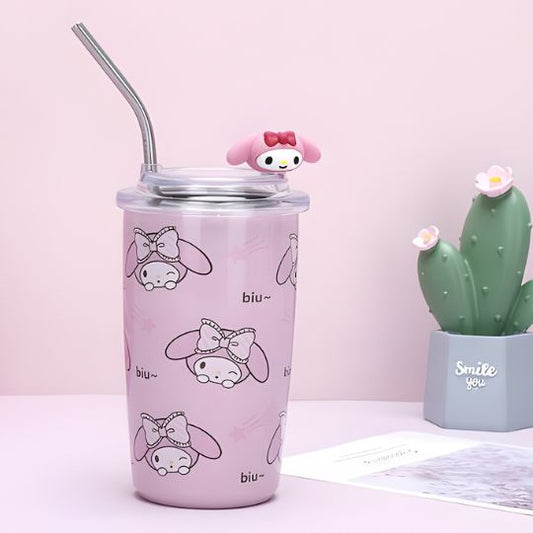 Stainless Steel Tumbler With Straw
