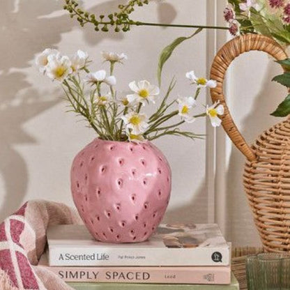 Strawberry Flower Vase