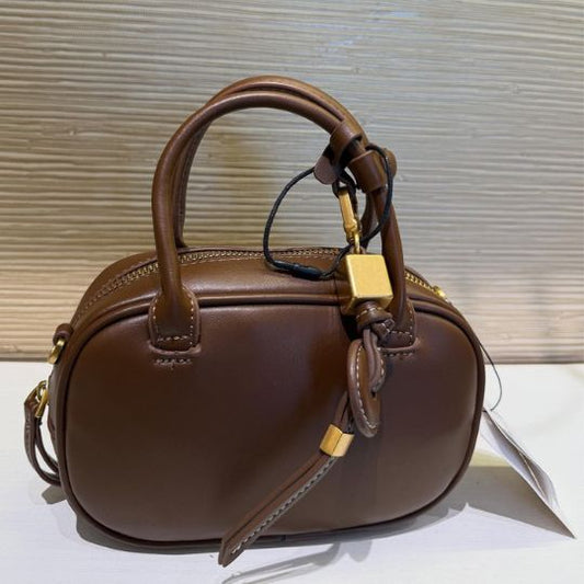 Mini Topstitched Bag