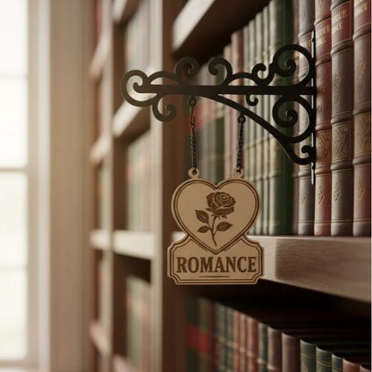 Wooden Book Tavern Signs