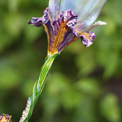 Flower Metal Champagne Glass