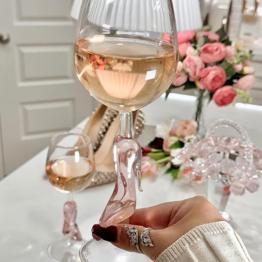 Elegant Heel Glass