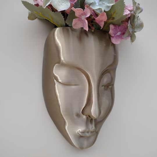 Face Vase Wall Planter