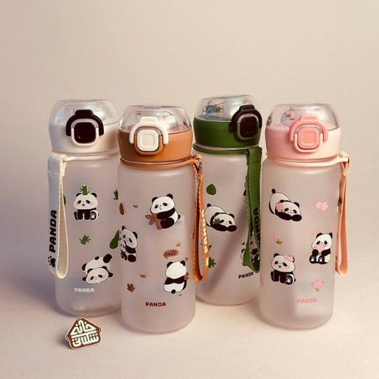 Cartoon Panda Water Bottle
