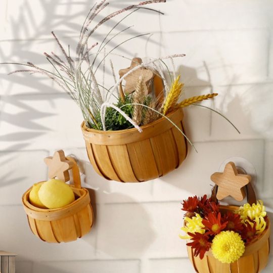 Bamboo Hanging Basket