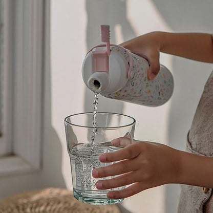 Floral Insulated Water Bottle