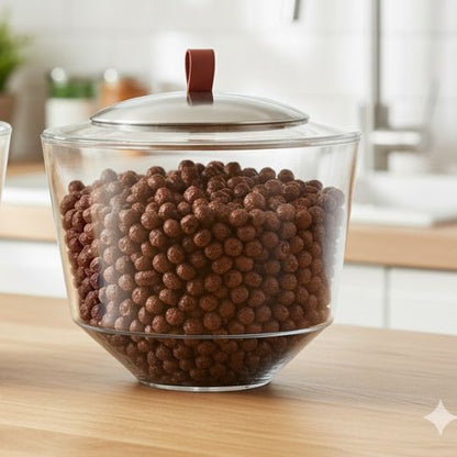 Glass Storage Jar with Lid