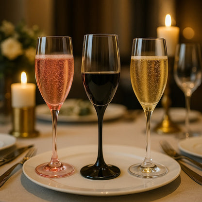 Elegant Crystal Glass Set