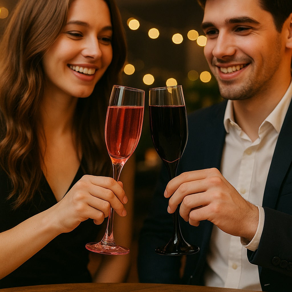 Elegant Crystal Glass Set