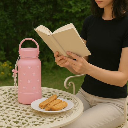 Bow Charm Water Bottle