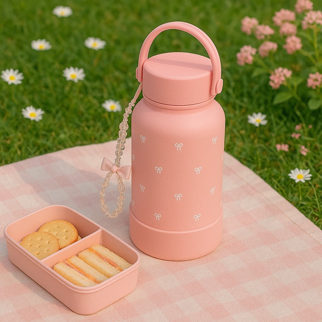 Bow Charm Water Bottle