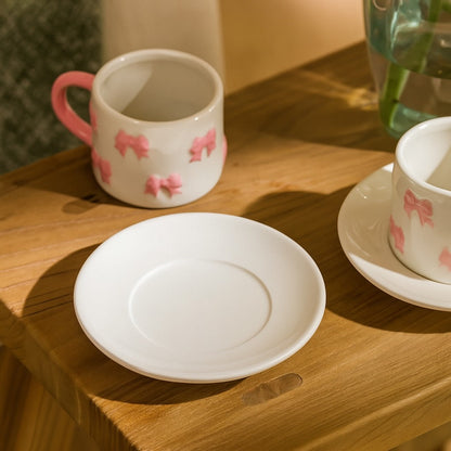 Cup & Saucer with Pink Bow