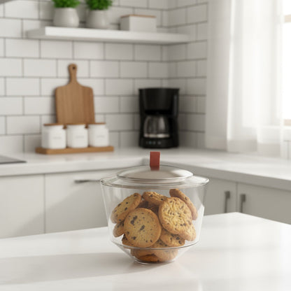 Glass Storage Jar with Lid