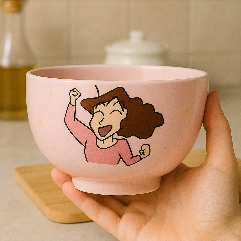 Shinchan Family Bowl Set
