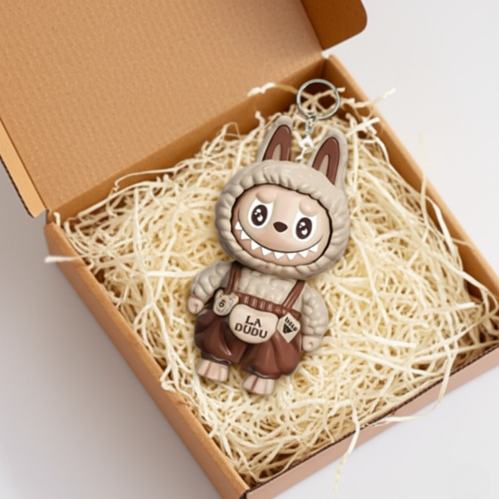 Labubu Face-Changing Keychain