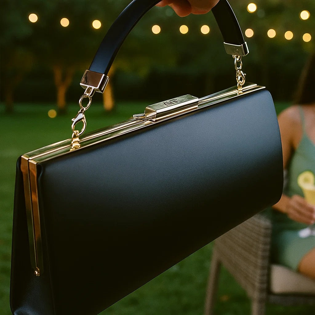Luxe Black Handbag
