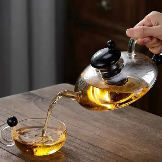 Droplet Glass Teapot