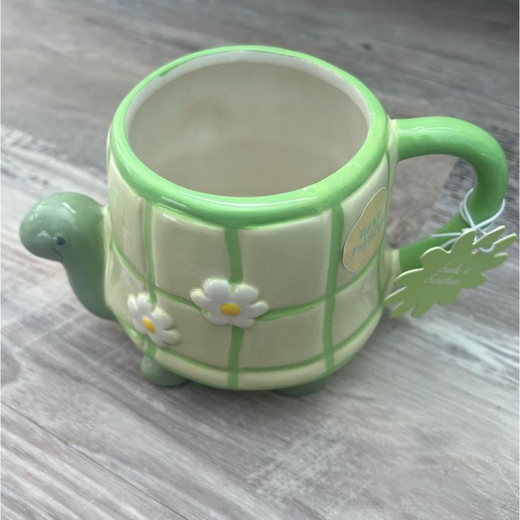 Turtle Daisy Mug