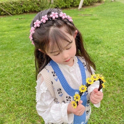 Flower Hairband with Clips