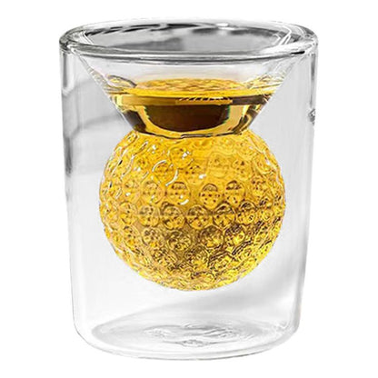 Double Layer Golf Ball Glass
