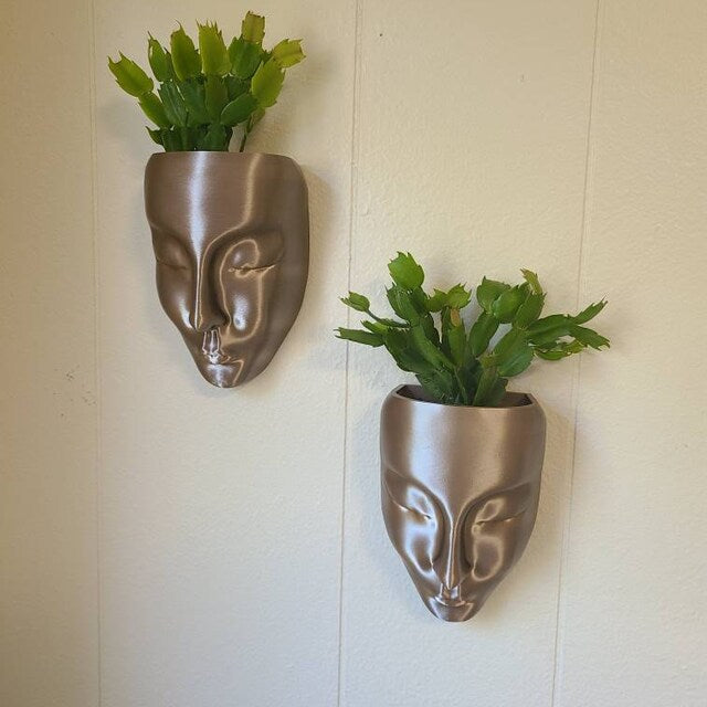 Face Vase Wall Planter