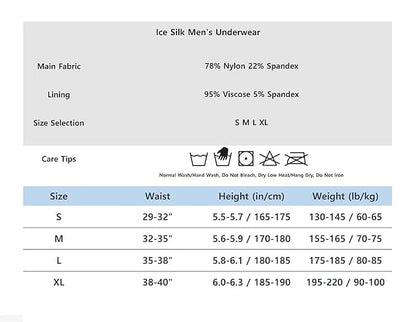 Coolmerixo Ice Silk Underwear for Men