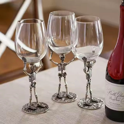 Skeleton Wine Glass