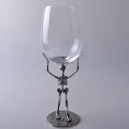 Skeleton Wine Glass