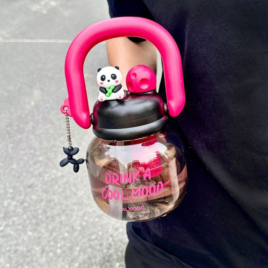 Panda Straw Bottle