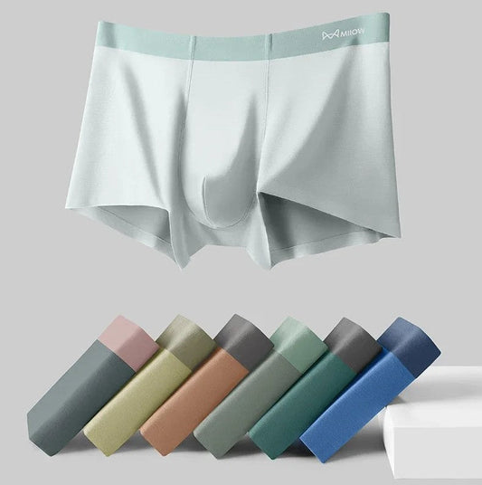Men's 3-Pack Combo Ice Silk Briefs: Cool & Breathable Comfort