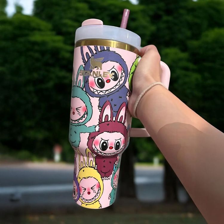 Cute Labubu Squad Tumbler