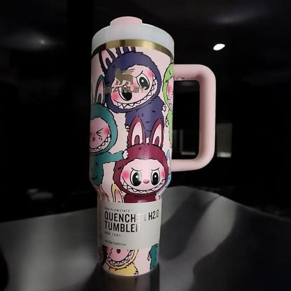 Cute Labubu Squad Tumbler