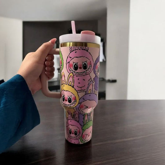 Cute Labubu Squad Tumbler