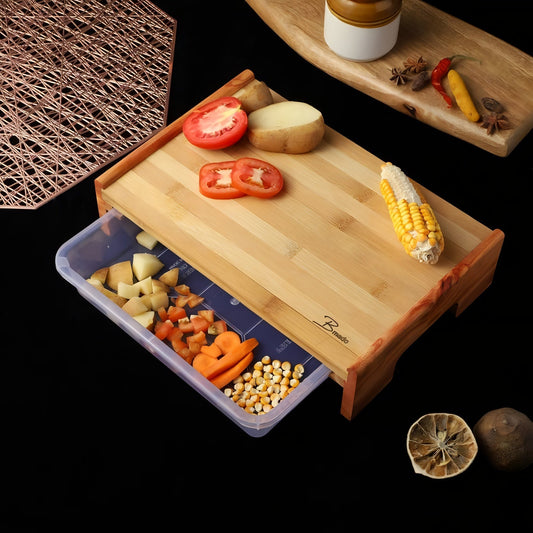 Sliding Tray Chopping Board