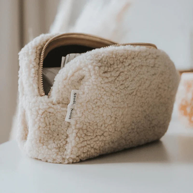 Fluffy Cosmatic Storage Pouch